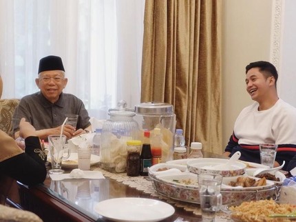 Nasihat Ma'ruf Amin untuk Sang Cucu, Pesinetron Adly Fairuz