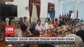 VIDEO: Presiden Jokowi Bincang Dengan Wartawan Istana