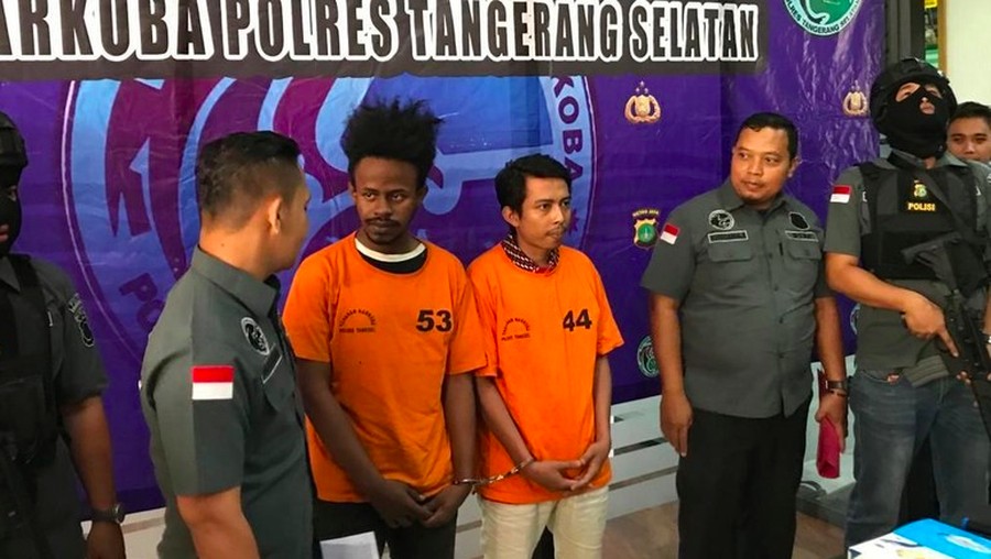 Ibnu ditangkap bersama temannya di Tanah Abang, Jakarta Pusat.