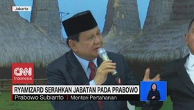 VIDEO: Momen Ryamizard Serahkan Jabatan ke Prabowo