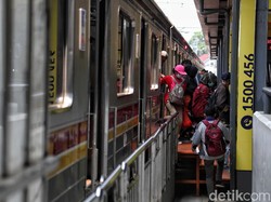 Masih Ada Rel Tergenang, KRL Duri-Tangerang dan Loop Line Terganggu