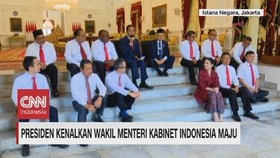 VIDEO: Presiden Kenalkan Wamen Kabinet Indonesia Maju