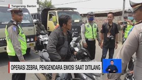 VIDEO: Operasi Zebra, Pengendara Emosi Saat Ditilang