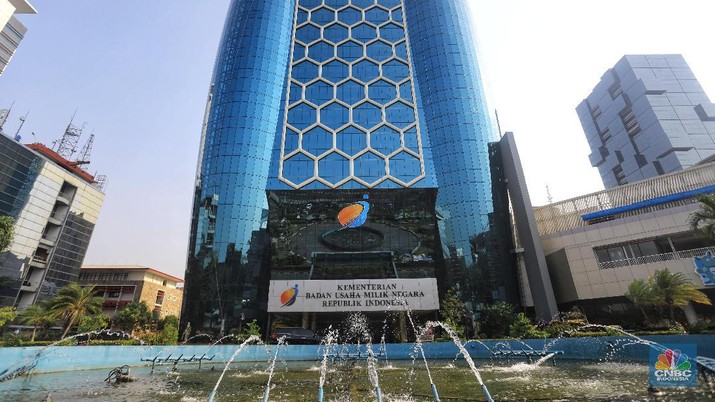 Kementerian BUMN (CNBC Indonesia/Andrean Kristianto) Kementerian BUMN (CNBC Indonesia/Andrean Kristianto)