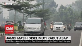 VIDEO: Kota Jambi Masih Diselimuti Kabut Asap