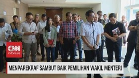 VIDEO: Menparekraf Sambut Baik Pemilihan Wamen Angela