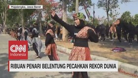 VIDEO: Ribuan Penari Belentung Pecahkan Rekor Dunia