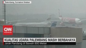 VIDEO: Kualitas Udara Palembang Masih Berbahaya