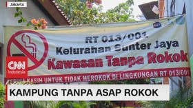 VIDEO: Keren, Ada Kampung Tanpa Asap Rokok di Jakarta