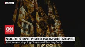 VIDEO: Sejarah Sumpah Pemuda Dalam Video Mapping