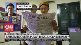 VIDEO: Bahasa Indonesia Pudar di Kalangan Milenial