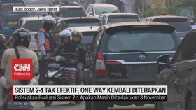 VIDEO: Sistem 2-1 Tak Efektif, One Way Kembali Diterapkan