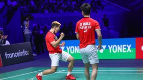 Kevin/Marcus Susah Payah Tekuk Li/Liu di BWF Tour Finals