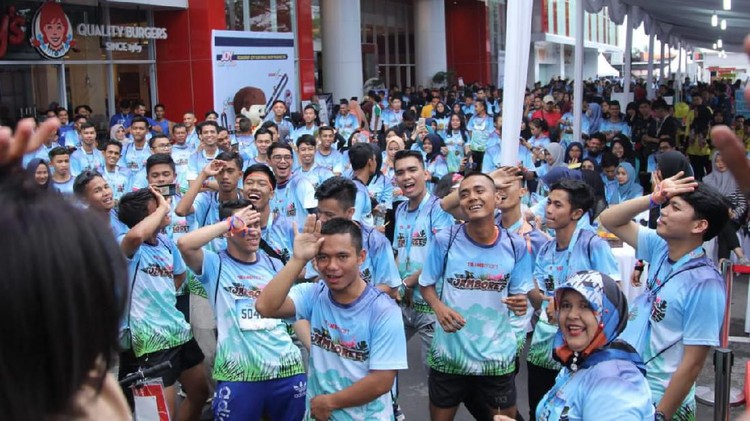 Seru banget! Event lari bersama Transmart dan dapat hadiah uang tunai sampai sepeda motor.
