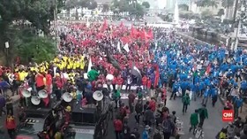 VIDEO: Teriakan 'Revolusi' di Demo 28 Oktober