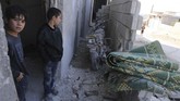 FOTO: Jejak Terakhir Abu Bakr al-Baghdadi Pemimpin ISIS, Abu Bakr al-Baghdadi, dilaporkan tewas dalam serangan gabungan di Suriah pada akhir pekan lalu yang meninggalkan jejak-jejak kehancuran.
