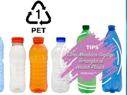 Cara Membaca Segitiga Berangka di Wadah Plastik