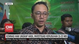 VIDEO: Hasil Temuan Komnas HAM Soal Kerusuhan 21-23 Mei