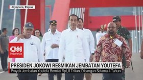 VIDEO: Presiden Jokowi Resmikan Jembatan Youtefa