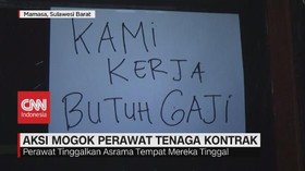 VIDEO: Gaji Belum Dibayar, Perawat di Sulbar Mogok Kerja