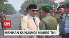 VIDEO: Kunjungi Mabes TNI, Menhan Disambut Panglima TNI