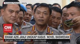 VIDEO: Idham Azis Janji Ungkap Kasus Novel Baswedan