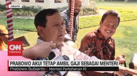 VIDEO: Prabowo Akui Tetap Ambil Gaji Sebagai Menteri