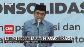 VIDEO: Menag Singgung Aturan Celana Cingkrang