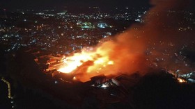 FOTO: Kastil Warisan Dunia di Jepang Dilalap si Jago Merah