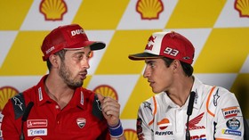 MotoGP Andalusia: Dovizioso Ungkap Alasan Marquez Kecelakaan