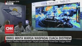VIDEO: BMKG Minta Warga Waspadai Cuaca Ekstrem Saat Pancaroba