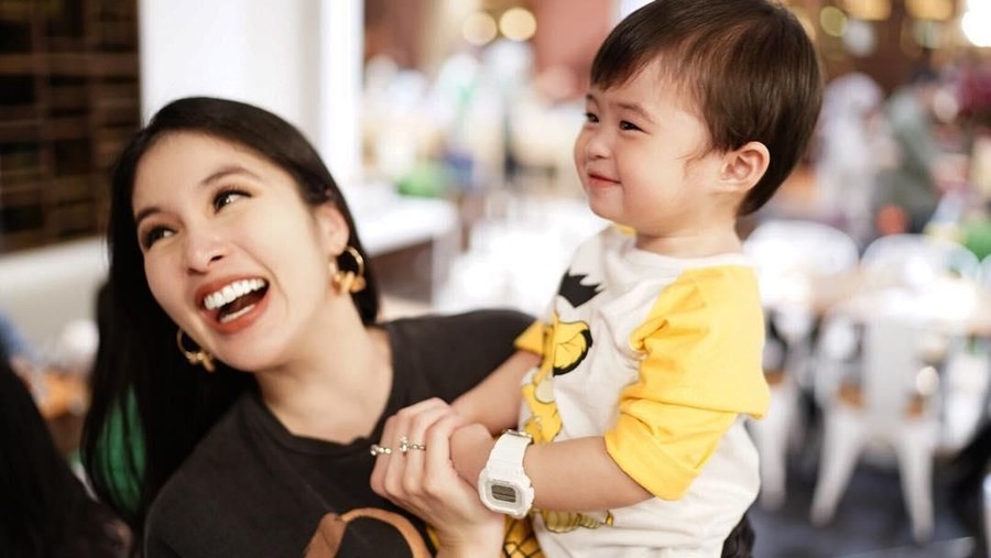 Tingkah menggemaskan Putra Sandra Dewi memberikan perintah pada supir keluarga.