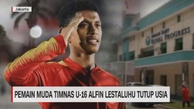 VIDEO: Pemain Muda Timnas U-16 Alfin Lestaluhu Tutup Usia
