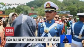 VIDEO: Enzo, Taruna Keturunan Perancis Lulus Akmil