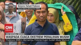 VIDEO: Waspada Cuaca Ekstrem Peralihan Musim