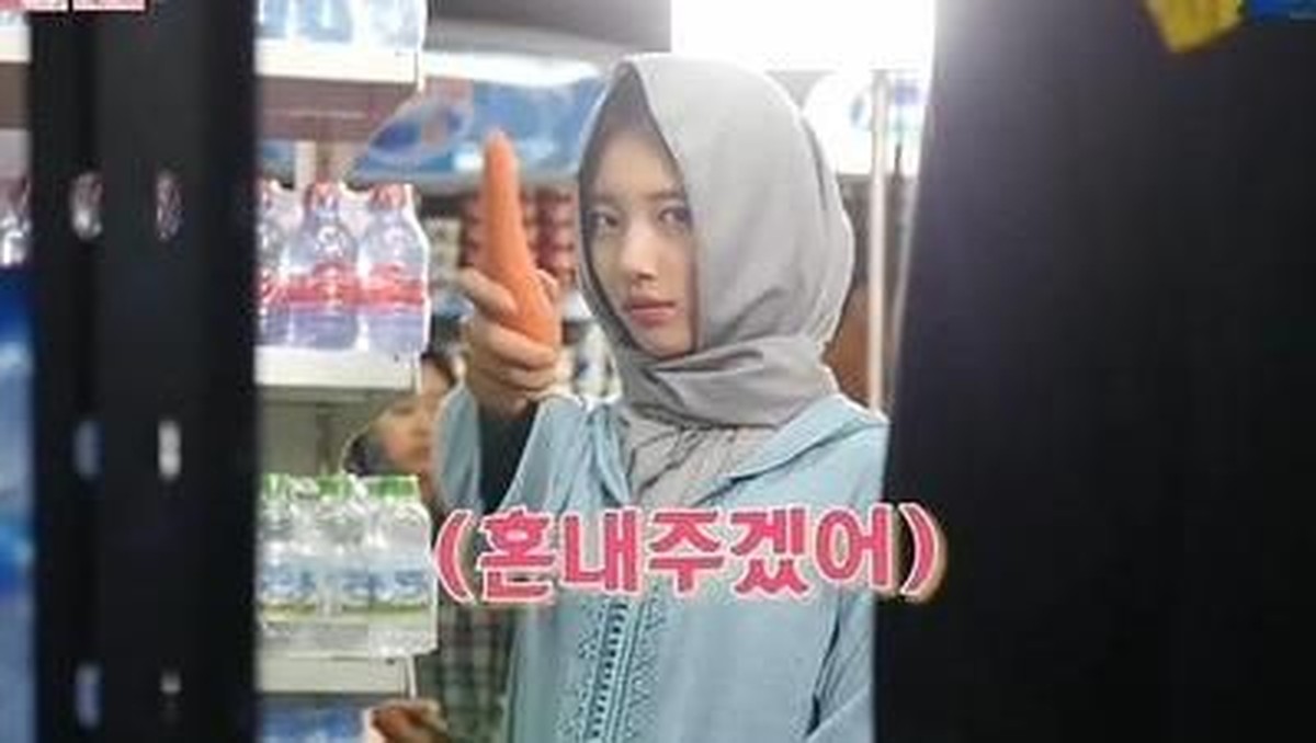 Enam penampilan aktris cantik asal Korea Selatan&comma; Bae Suzy&comma; dalam balutan hijab&period; Seperti apa gaya Suzy&quest;