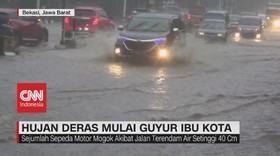 VIDEO: Mulai Hujan Deras, Sejumlah Titik di Jakarta Banjir