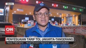 VIDEO: Tarif Baru Tol Jakarta-Tangerang Mulai Diberlakukan