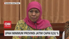VIDEO: Upah Minimum Provinsi Jatim Capai 8,51%