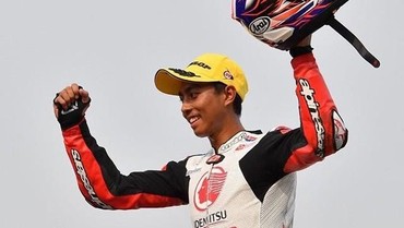 Pebalap Afridza Munandar Sempat Tulis akan Berjuang di Race Terakhir