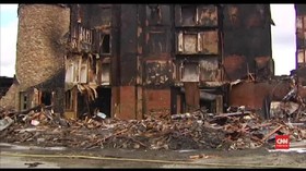 VIDEO: Hotel Berusia 117 Tahun di AS Hangus Terbakar