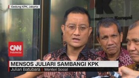 VIDEO: Mensos Juliari Batubara Sambangi KPK