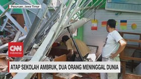 VIDEO: Atap Sekolah Ambruk, 2 Orang Meninggal Dunia
