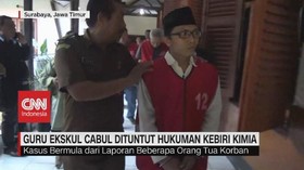 VIDEO: Guru Cabul Dituntut Hukuman Kebiri Kimia