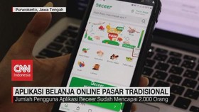 VIDEO: Belanja Pasar Tradisional Lewat Aplikasi Online