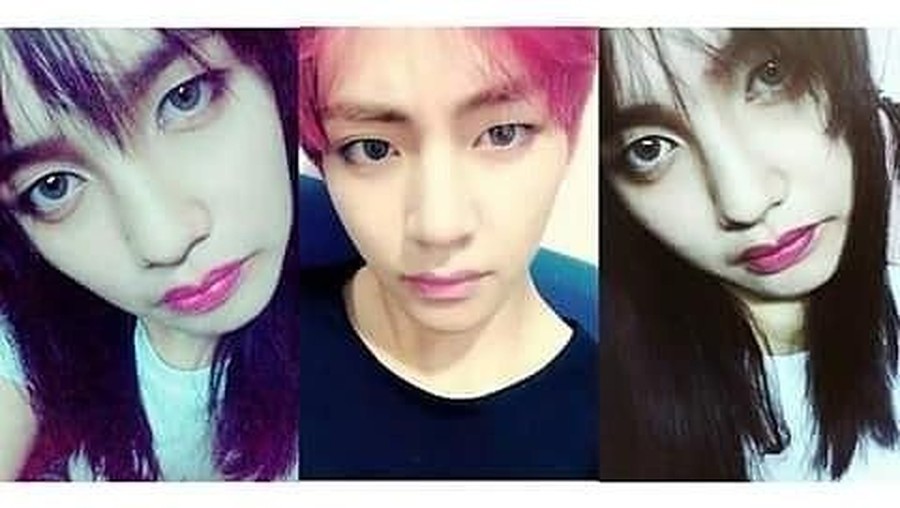 1. Jc Nina Marte Siapas angka 3 wanita cantik ini kembaran V BTS.