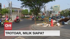 VIDEO: Revitalisasi Trotoar, Parkir Liar & PKL Kembali Marak
