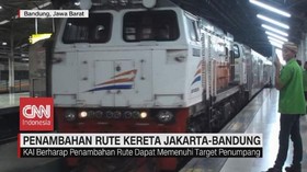 VIDEO: Penambahan Rute Kereta Jakarta-Bandung