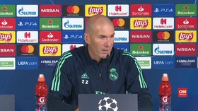 VIDEO: Zidane Tak Senang Bale Absen di Liga Champions