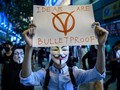 Pedemo Hong Kong Kembali Aksi dan Sambangi Konsulat AS